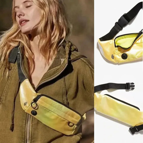 Free People Movement Reflective Sling in Yellow NWOT $60 - Picture 9 of 9